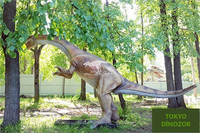 Plateosaurus Hareketli Gerçek Dinozor Maketi 6m