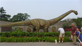 Mamenchisaurus Hareketli Gerçek Dinozor Maketi 13m