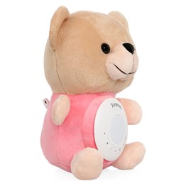 Yoyko Bear Dijital Bebek Telsizi 300m - Şarjlı - Isı Göstergesi - Interkom - LCD Ekran - Gece Işığı - Ninni Pembe