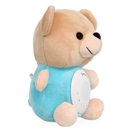 Yoyko Bear Dijital Bebek Telsizi 300m - Şarjlı - Isı Göstergesi - Interkom - LCD Ekran - Gece Işığı - Ninni Mavi